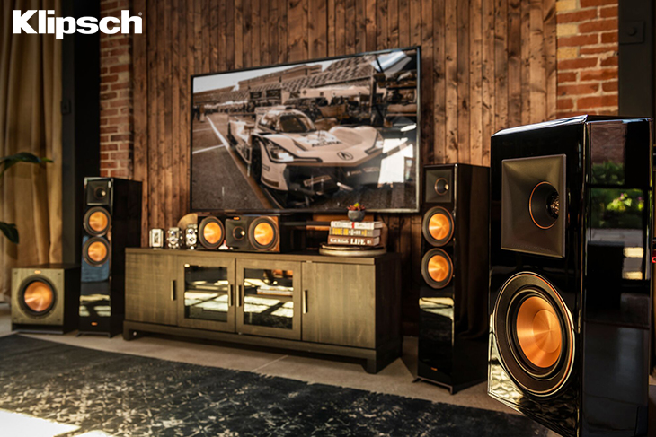 הרמקולים מבוססי קרן האופייניים למותג Klipsch הרמקולים מבוססי קרן האופייניים למותג Klipsch
