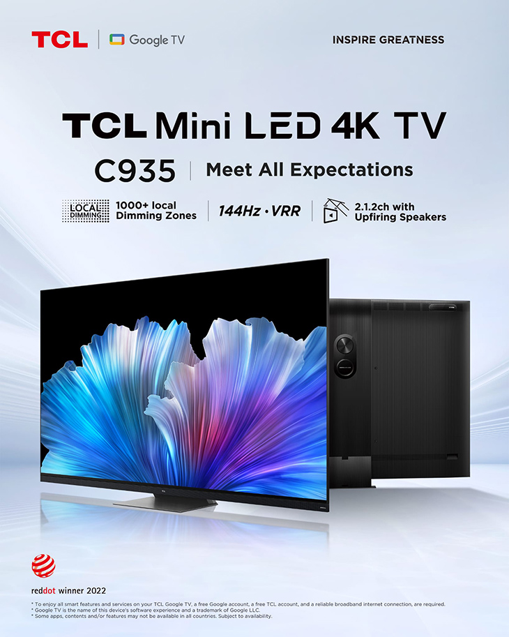 TCL Mini LED 4K TV TCL Mini LED 4K TV