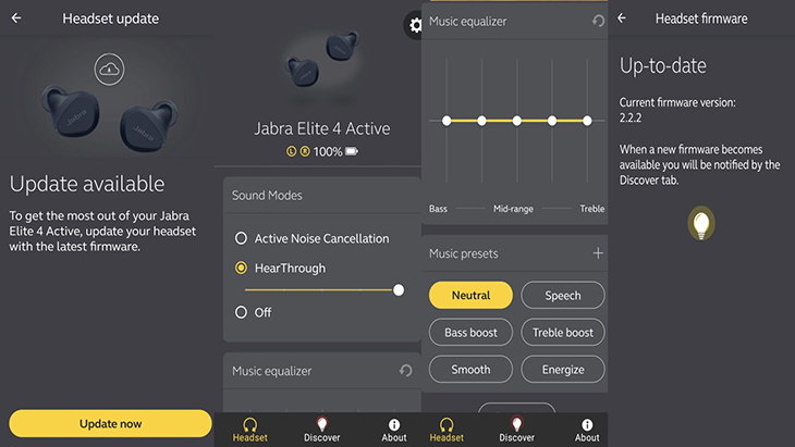 עדכון תוכנה, הפעלת ANC, התאמת סאונד – הכל באמצעות האפליקציה עדכון תוכנה, הפעלת ANC, התאמת סאונד – הכל באמצעות האפליקציה