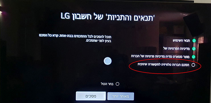 שלל תנאי השימוש וויתור על פרטיות שלל תנאי השימוש וויתור על פרטיות