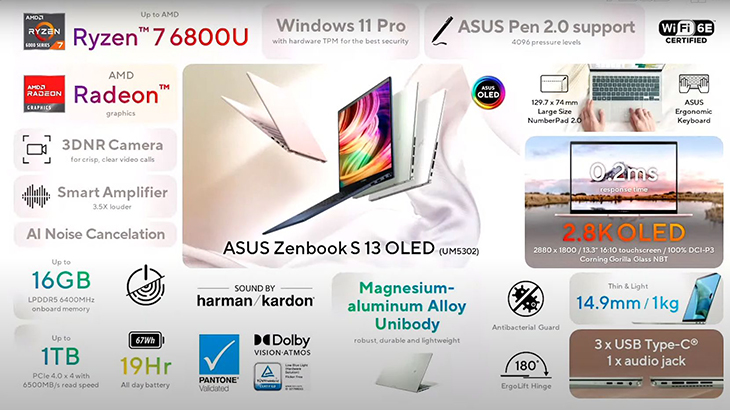 Zenbook S 13 OLED Zenbook S 13 OLED