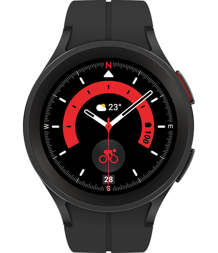 שעון סמסונג Watch5 Pro עם תצוגה חדה וברורה