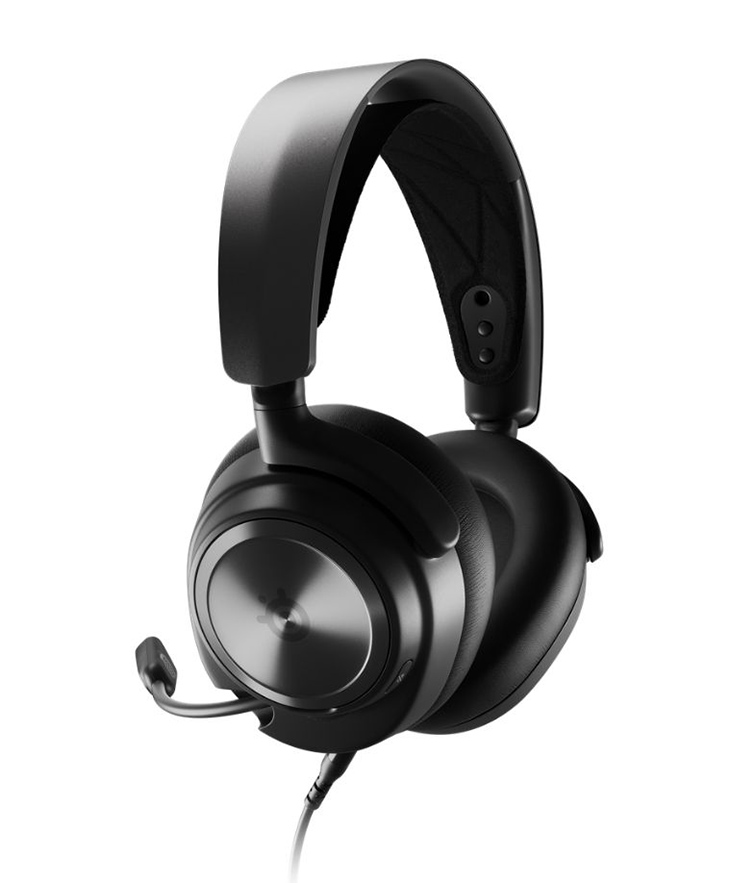 אוזניות Arctis Nova Pro בצבע שחור בלבד ועם מקרופון מתקפל אוזניות Arctis Nova Pro בצבע שחור בלבד ועם מקרופון מתקפל