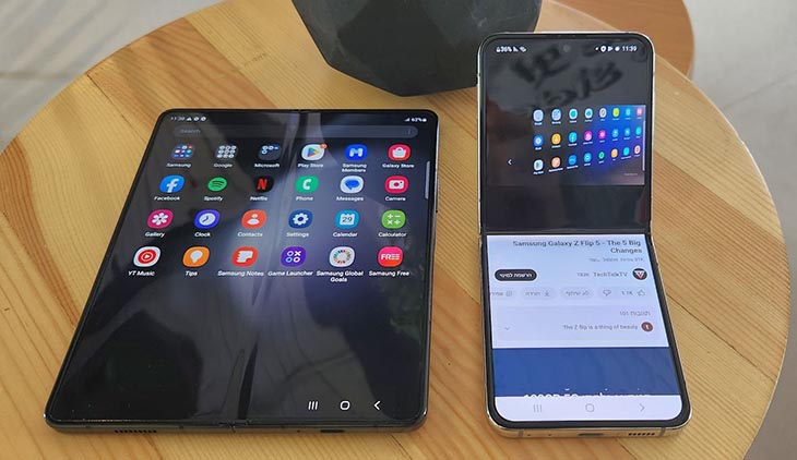 ה-Z Fold5 ו- Z Flip5 ה-Z Fold5 ו- Z Flip5