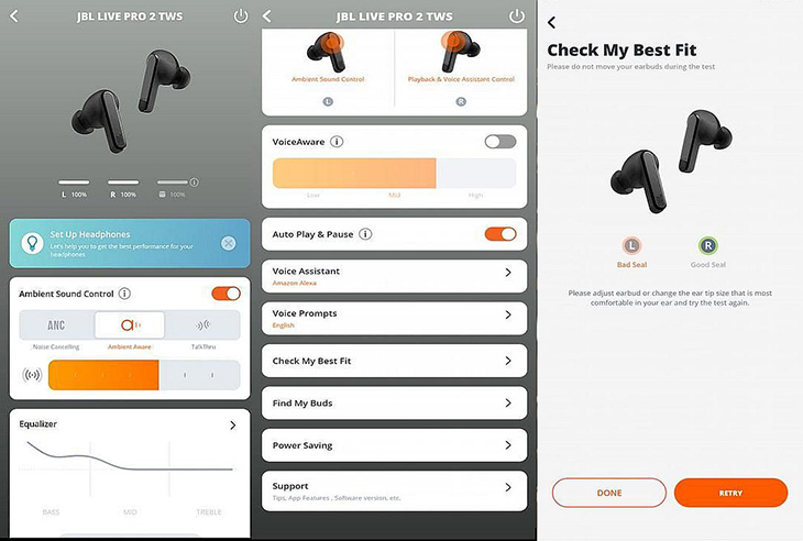 אפליקציית JBL Headphones אפליקציית JBL Headphones