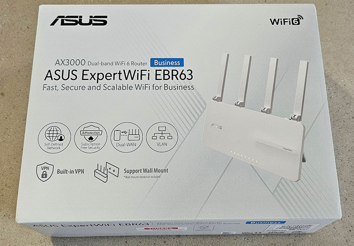 נתב עסקי ASUS ExpertWiFi EBR63 נתב עסקי ASUS ExpertWiFi EBR63