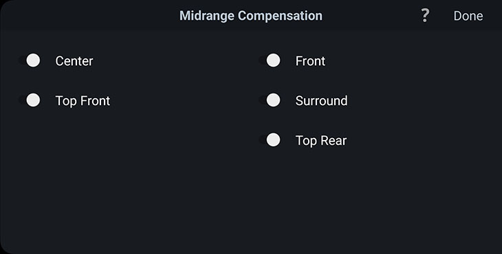 Midrange compensation