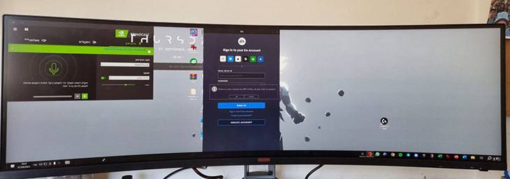 מסך מחשב AOC Ultra Wide AG493UCX2 מסך מחשב AOC Ultra Wide AG493UCX2