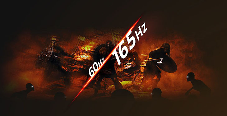 ההבדל בתצוגת מסך 60 לעומת 165 הרץ