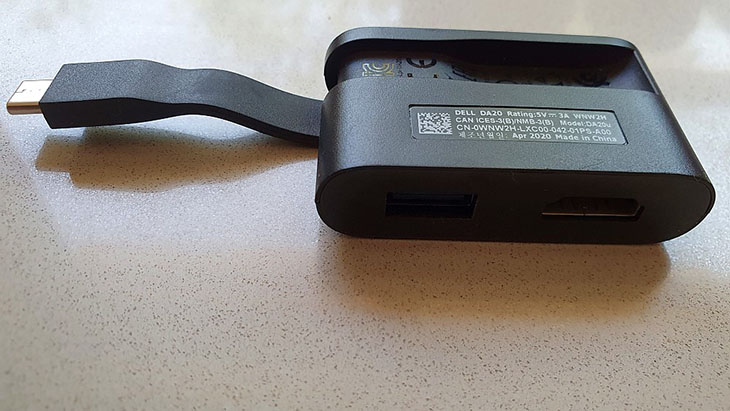 מתאם חיצוני עם חיבור HDMI 2.0 ו- USB type A 3.0