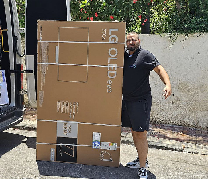 נציג ח.י מספק ומתקין לי את הטלוויזיה