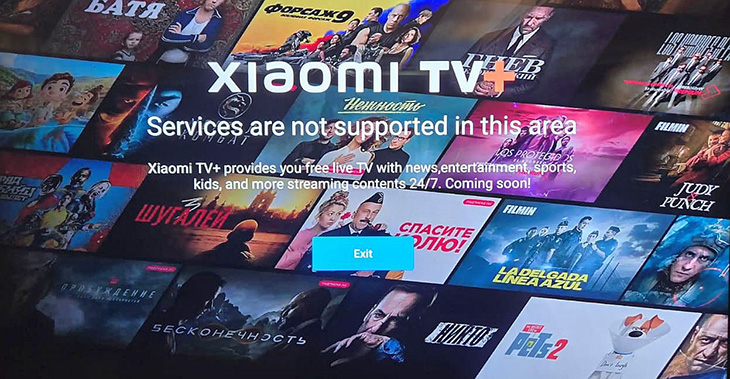 שירות +Xiaomi TV במיקום אסטרטגי בשלט