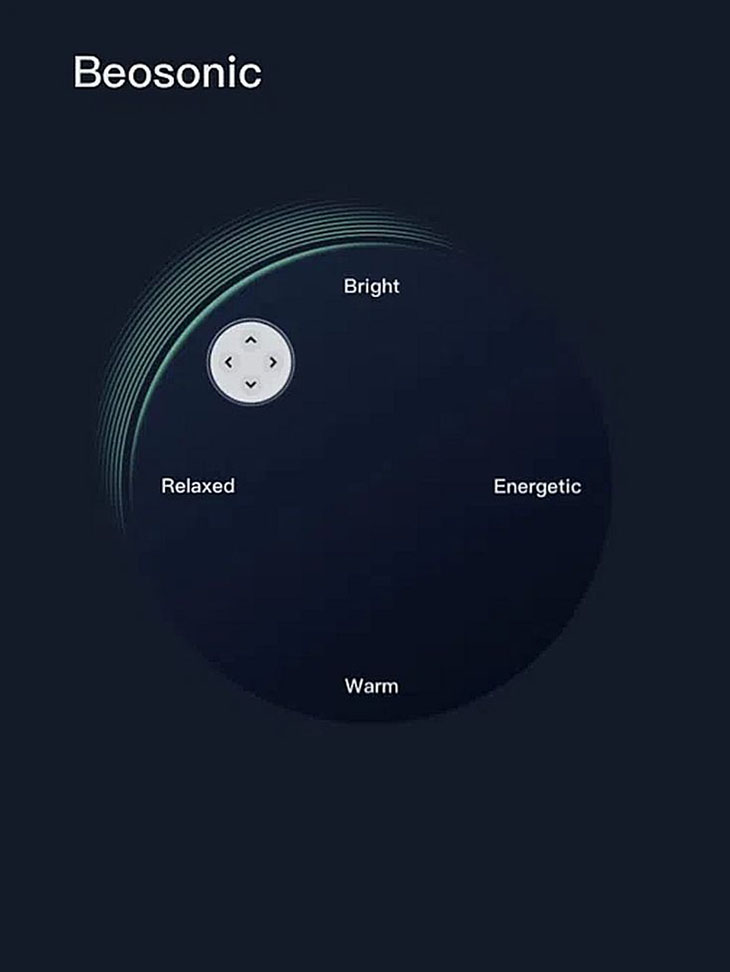 תכונת ה-Beosonic המוכרת מהאוזניות היוקרתיות של Bang & Olufsen
