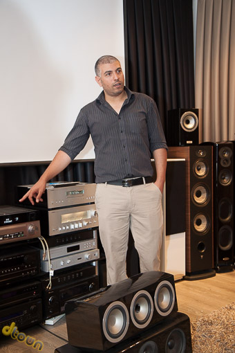 אירוע DTOWN עם אידו קלאב, ימאהה SG - השוואה רסיבר קולנוע ביתי מול מגבר סטריאו