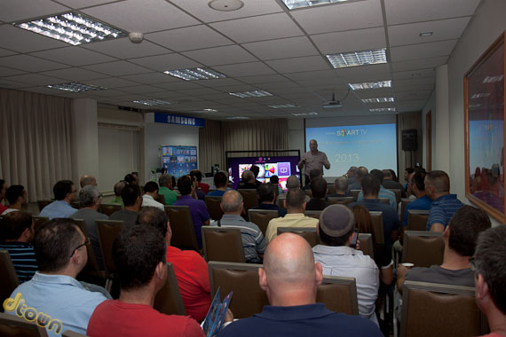 אירוע השקת טלוויזיות סמסונג 2013 פורום DTOWN