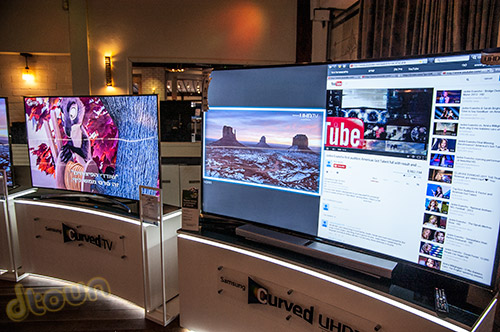 טלוויזיות קעורות 4K UHD של סמסונג