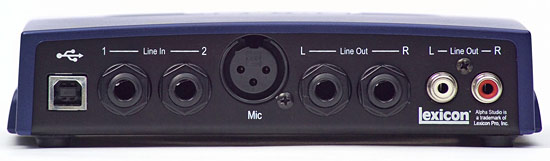 בחירת כרטיס קול USB למחשב &ndash; Lexicon Alpha