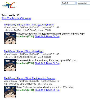 WebTView - WebTVPlug