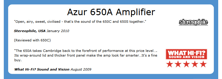 Cambridge Audio 650a Cambridge Audio 650a