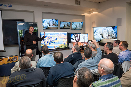 עופר אלמני - אירוע השקת טלוויזיות סמסונג 4K F9000 - חנות Future