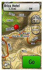 מפות טופוגרפיות וקטוריות &ndash; Garmin Topo Israel