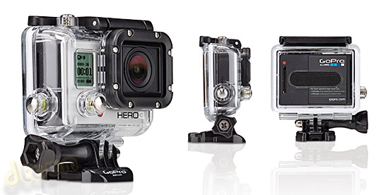 מצלמת האקסטרים החדשה GoPro Hero3 מציעה רזולוציית 4K