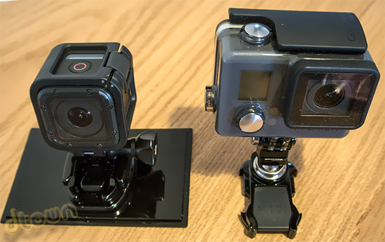 GoPro Session לצד דגם Hero +LCD