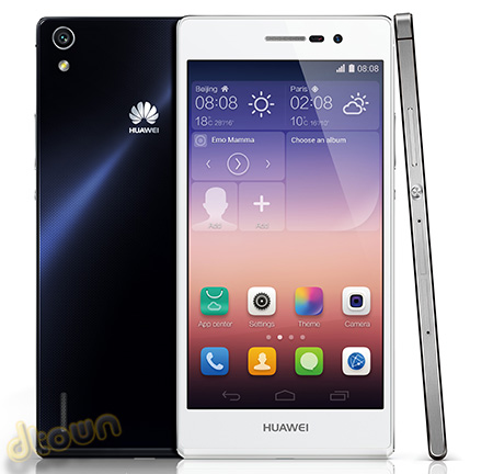 Huawei Ascend P7 מוכרז &ndash; גדול ודק