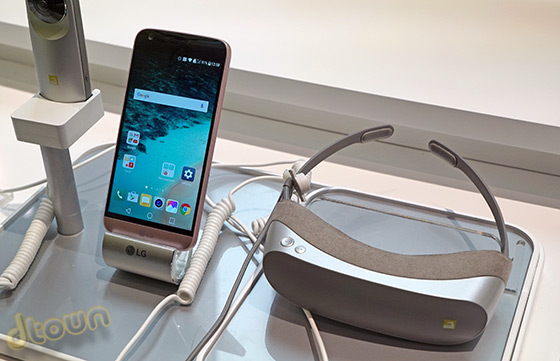 LG G5 הצצת ביקורת ראשונית משקפי VR