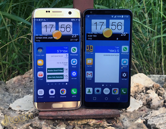 LG G6 מול גלקסי S7 EDGE ביקורת