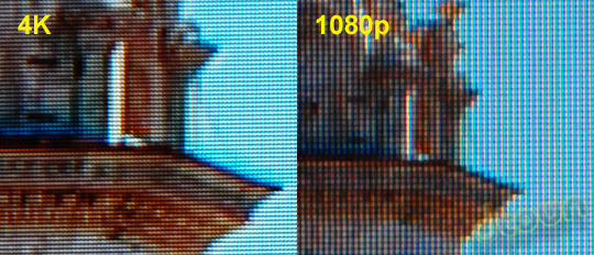 4K VS 1080p