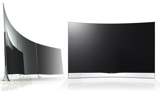 טלוויזיות LG OLED קעורה