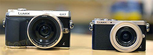 Panasonic DMC-GM1 מול GX7, קרדיט: 43rumors