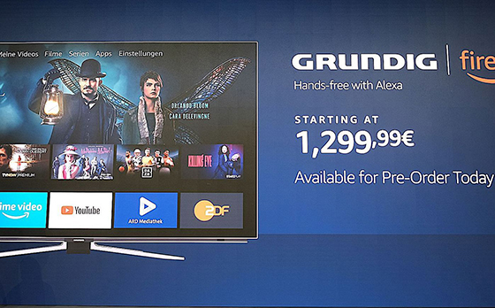 טלוויזיית גרונדינג OLED עם מערכת הפעלה של Fire TV
