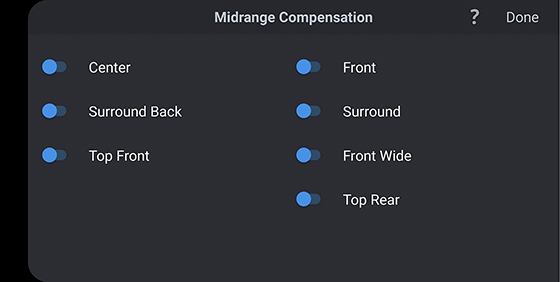 Midrange compensation