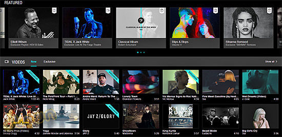 TIDAL - שירות סטרימינג אודיו