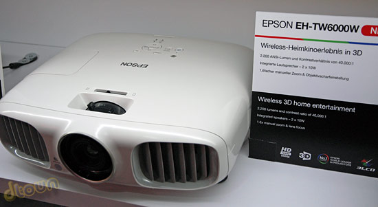 מקרן קולנוע ביתי תלת מימד של אפסון EH-TW6000W מקרן קולנוע ביתי תלת מימד של אפסון EH-TW6000W