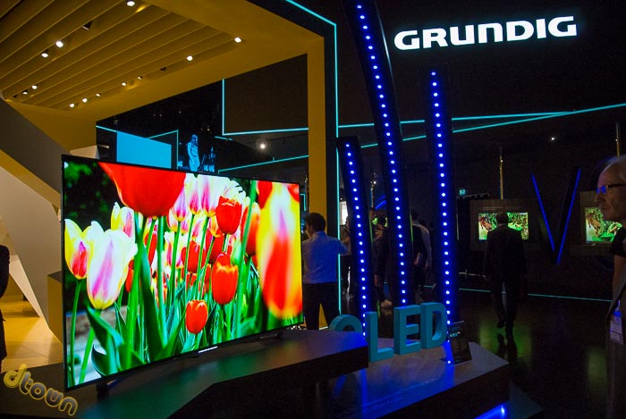 גרונדיג -טלויזיות OLED / LED / 4K בתערוכת IFA