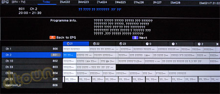 שידורי DTT - EPG שידורי DTT - EPG
