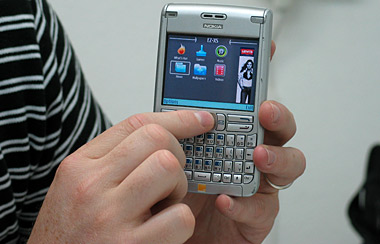 mPortico: EZ-XS על טלפון Nokia E61